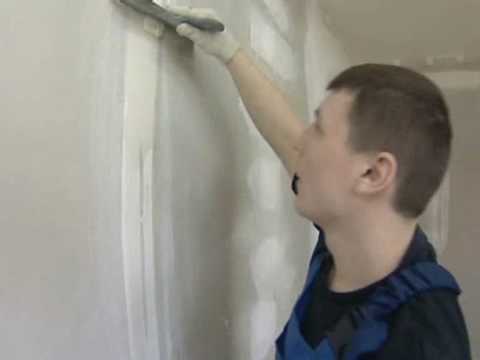 Plasterboard seams are simple, but not necessary
