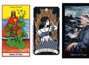 Junior Arcana Tarot Queen of Cups: meaning and connection with other cards